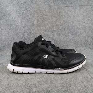 Champion Shoes Womens 9 Athletic Trainers Running Sneaker Workout Active Black
